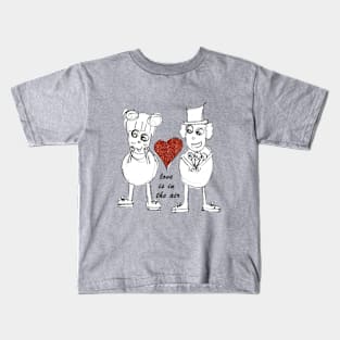 love is in the air Kids T-Shirt